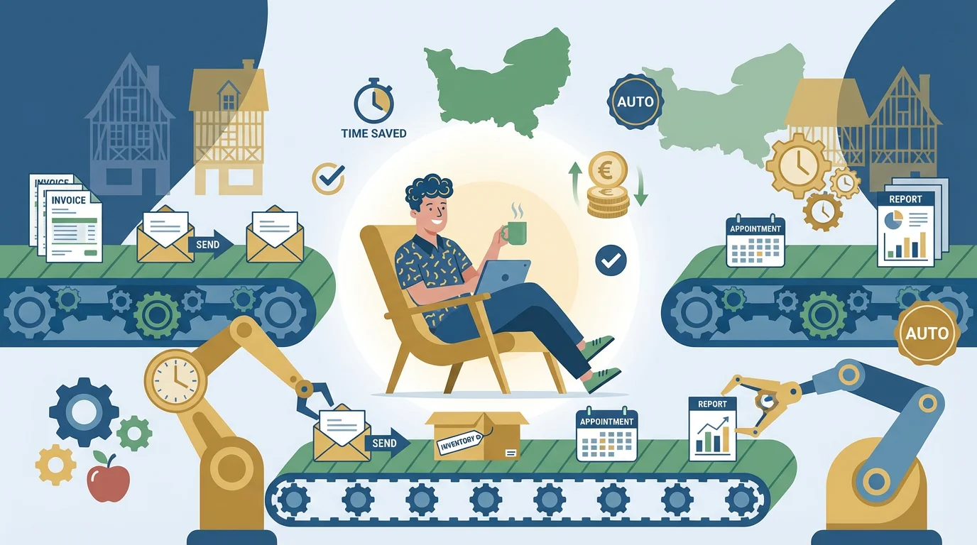 Automatisation des tâches pour PME en Normandie : guide pratique 2026