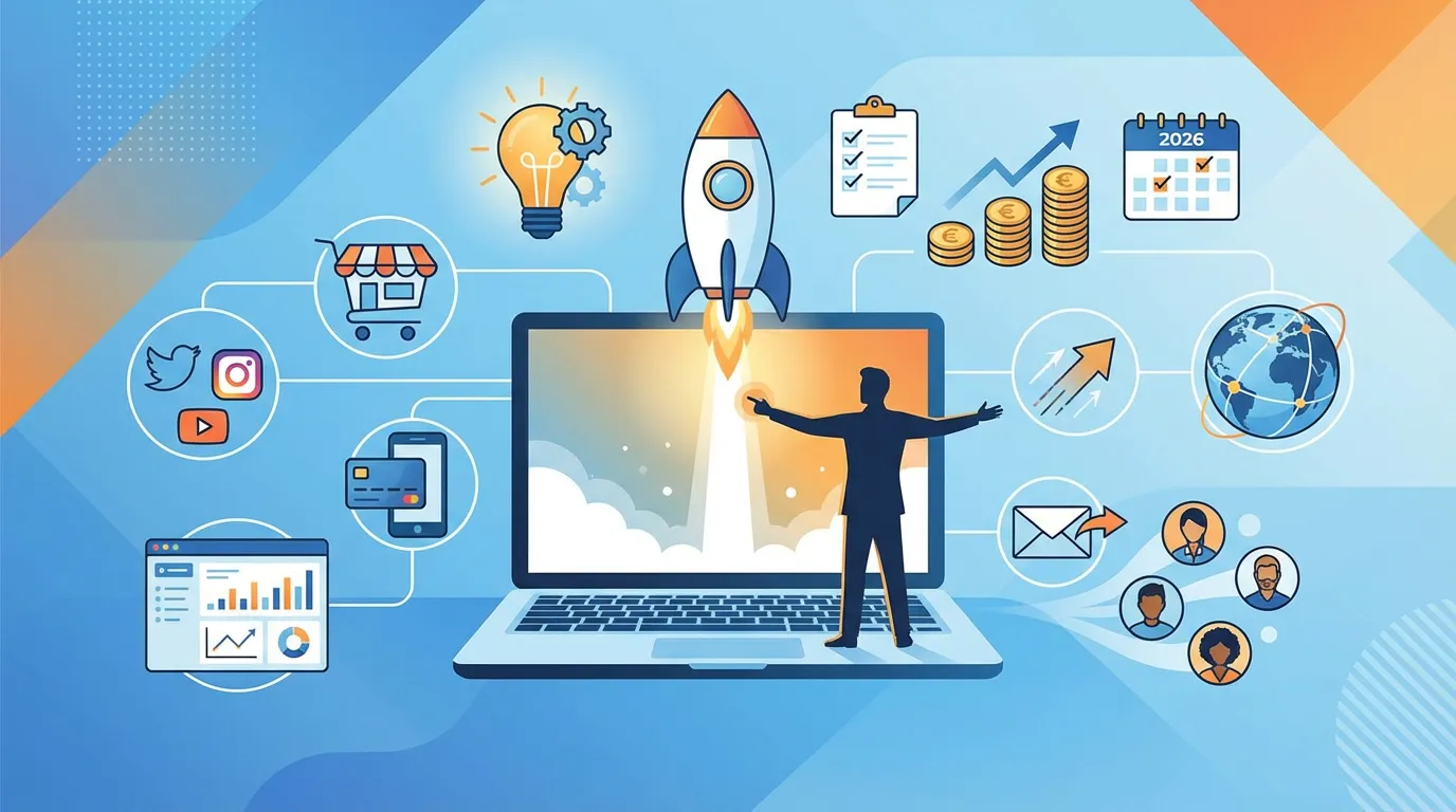 Lancer un Business en Ligne en 2026 : Guide Complet