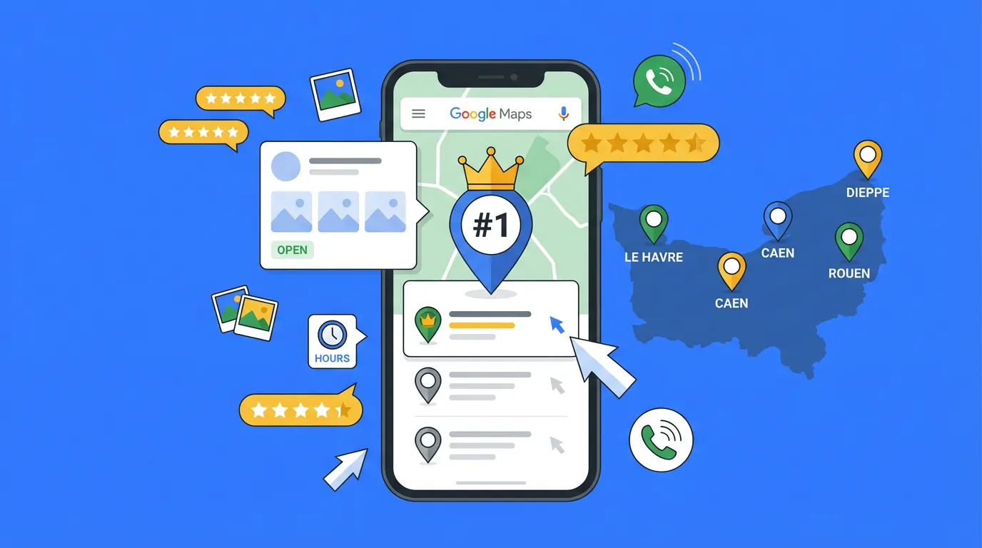 Comment apparaître en premier sur Google Maps en Normandie en 2026