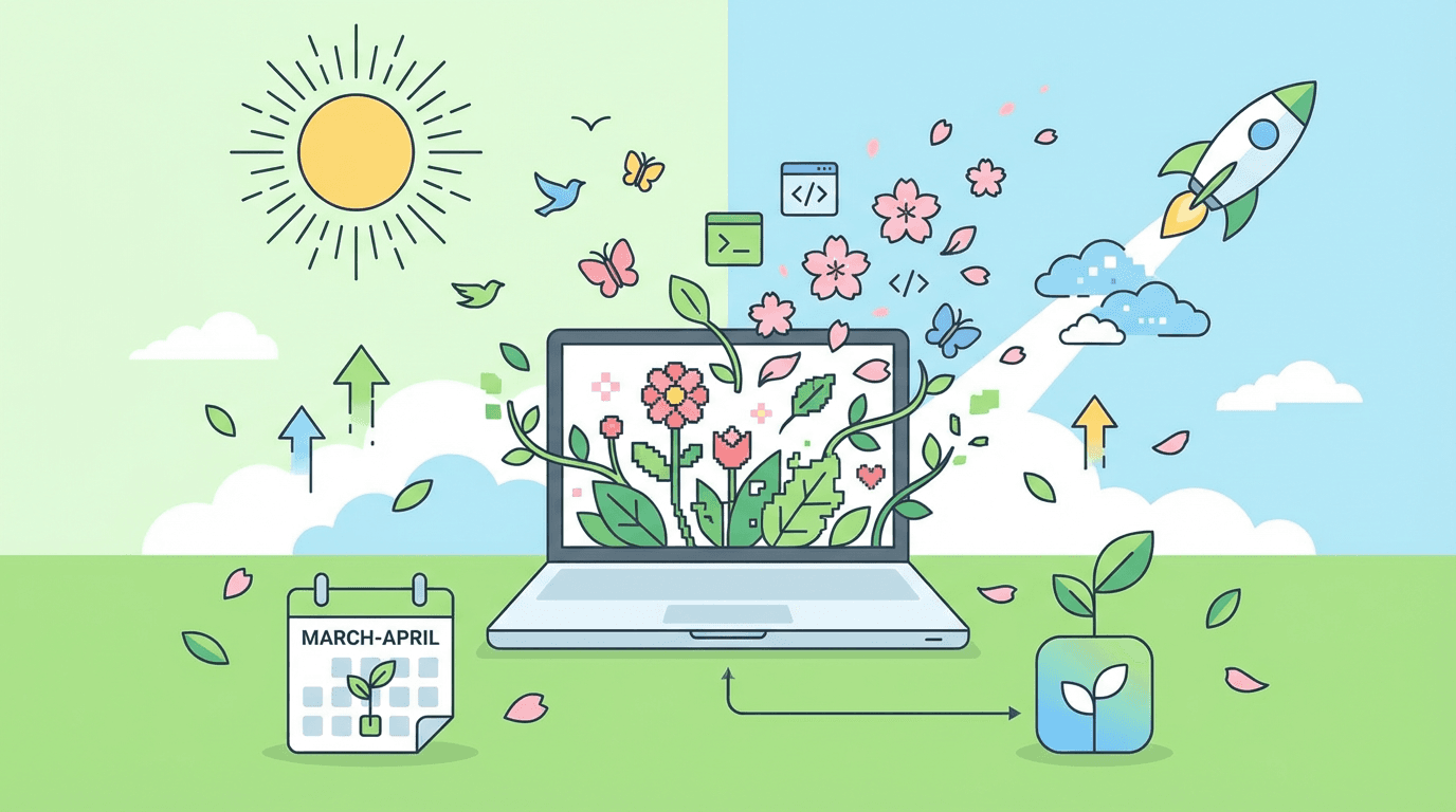 Pourquoi le printemps est le meilleur moment pour lancer votre projet digital