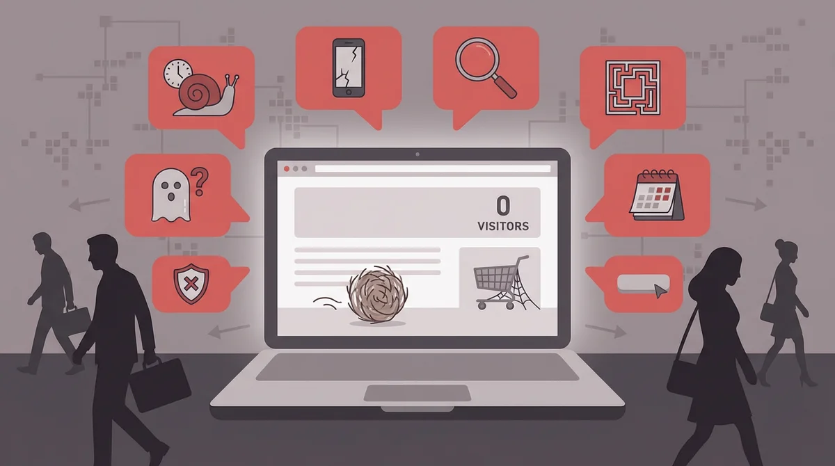 Mon site internet ne génère aucun client : 8 raisons et solutions concrètes