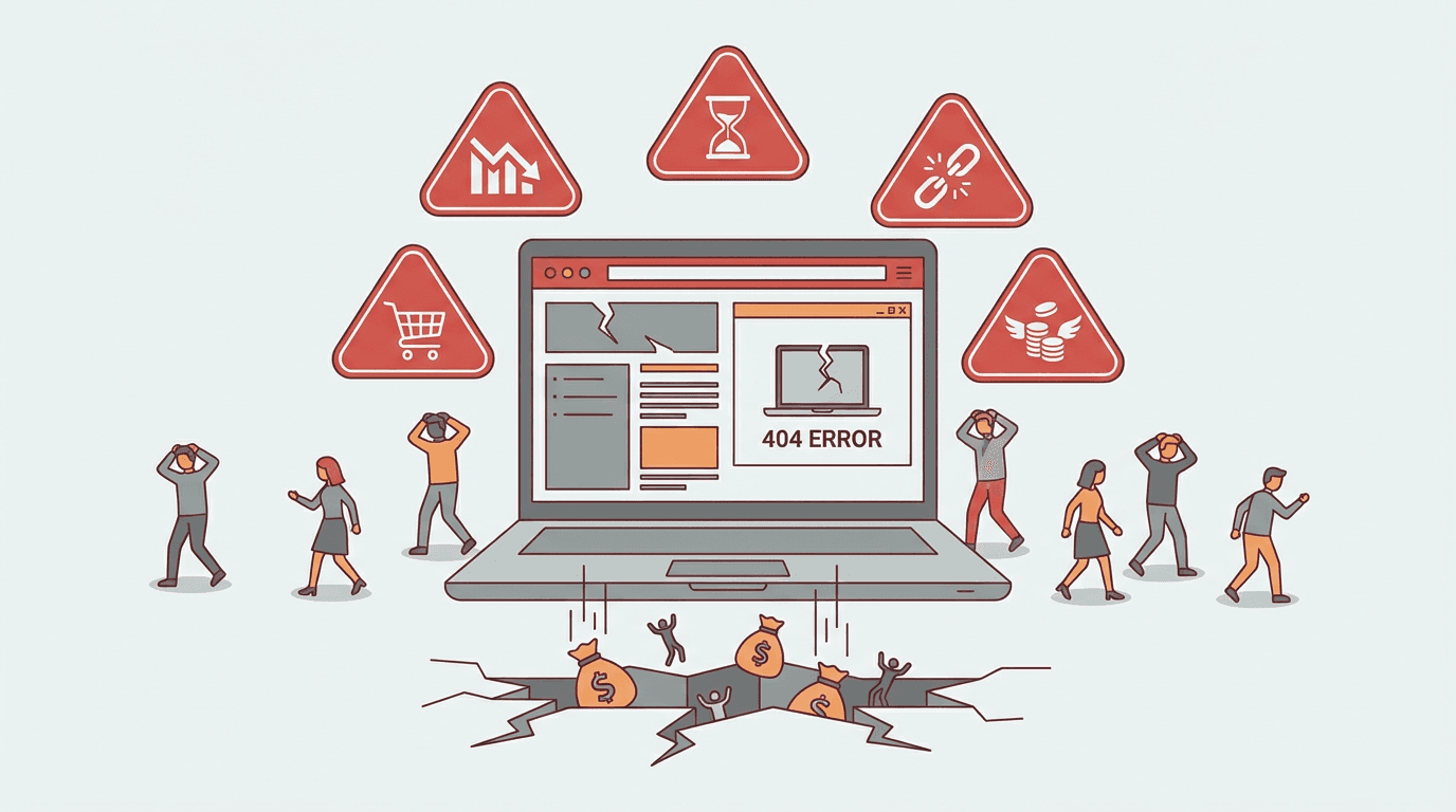 5 signes que votre site web fait perdre des clients en 2026