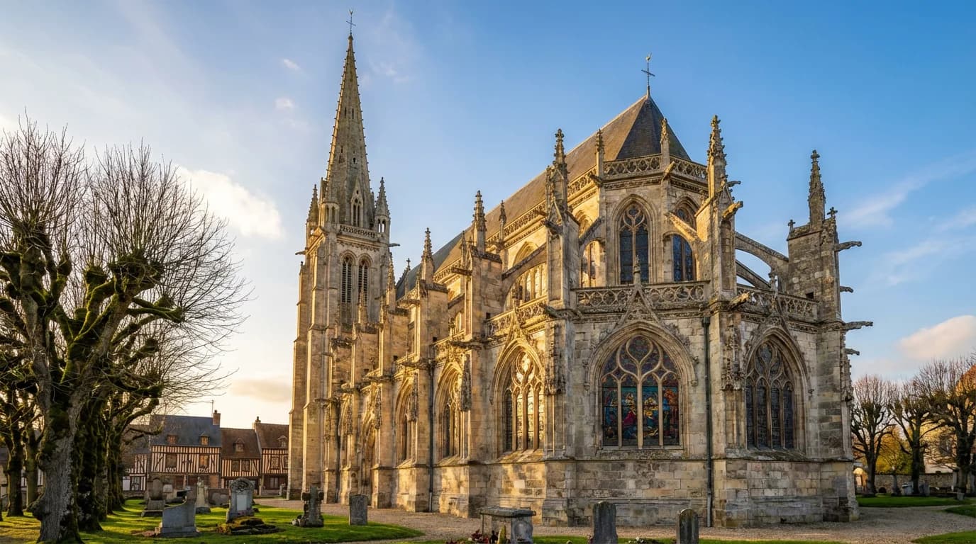 Vue de Conches-en-Ouche - Développement web et mobile en Eure