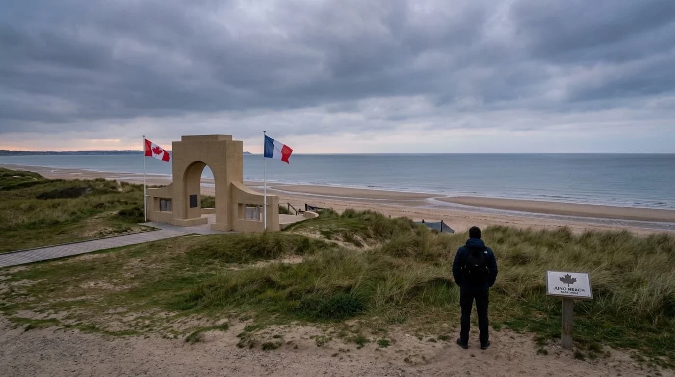 Vue de Courseulles-sur-Mer - Développement web et mobile en Calvados