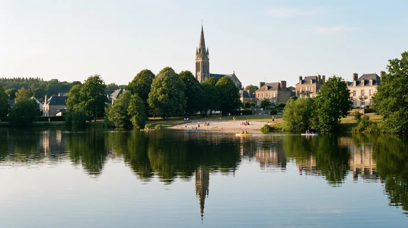Vue de La Ferté-Macé - Développement web et mobile en Orne