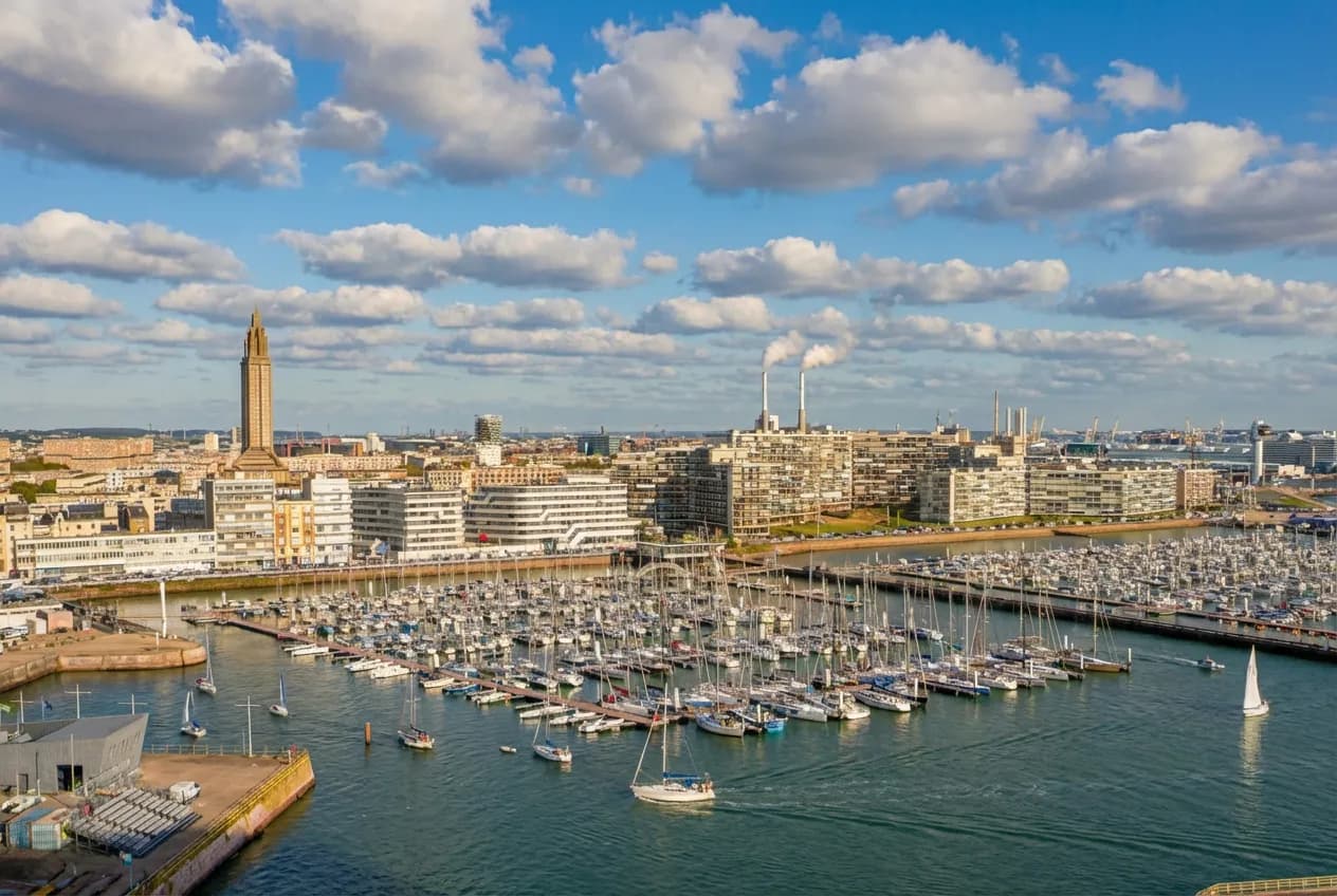 Vue de Le Havre - Développement web et mobile en Seine-Maritime