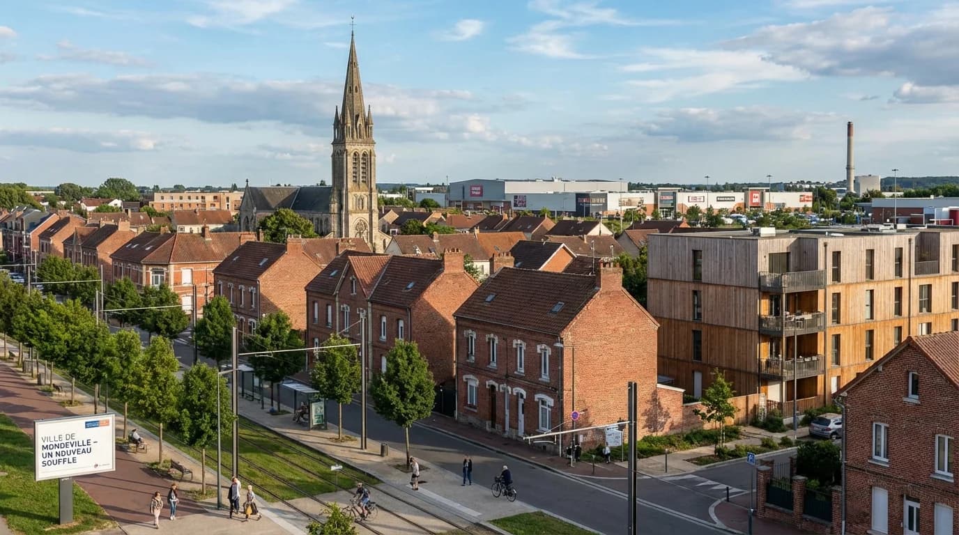Vue de Mondeville - Développement web et mobile en Calvados