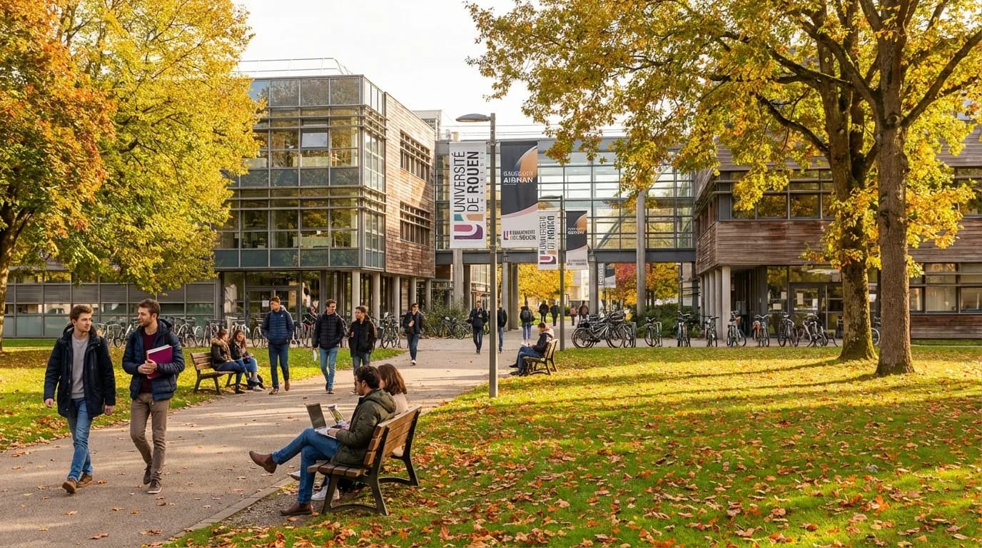 Vue de Mont-Saint-Aignan - Développement web et mobile en Seine-Maritime