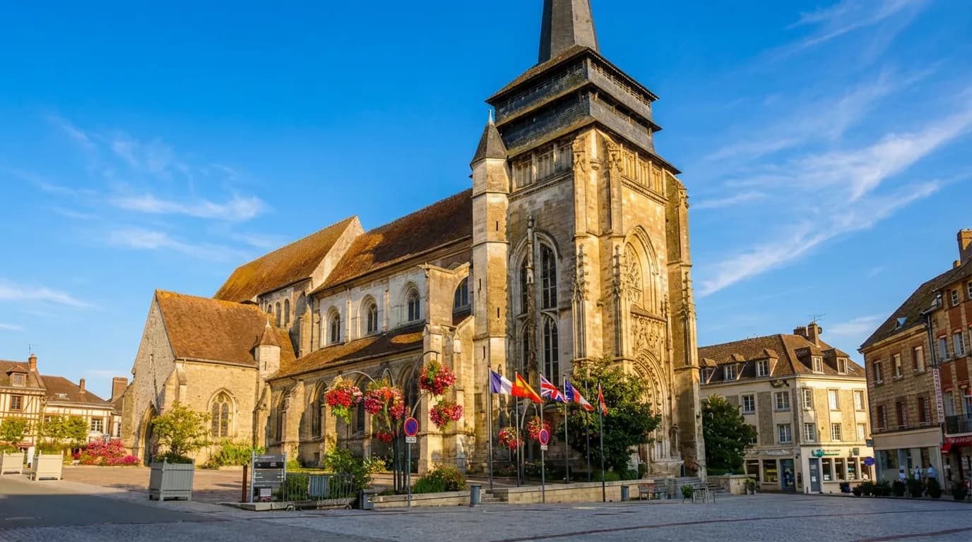 Vue de Neufchâtel-en-Bray - Développement web et mobile en Seine-Maritime