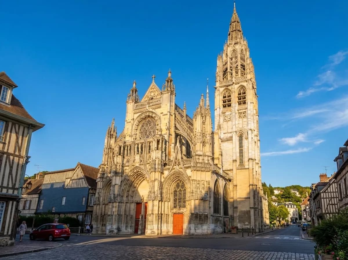 Vue de Notre-Dame-de-Gravenchon - Développement web et mobile en Seine-Maritime