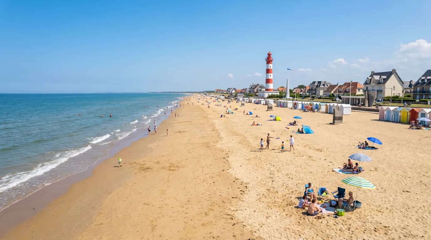 Vue de Ouistreham - Développement web et mobile en Calvados