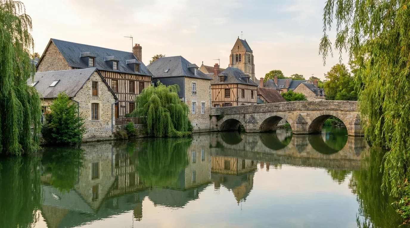 Vue de Pacy-sur-Eure - Développement web et mobile en Eure