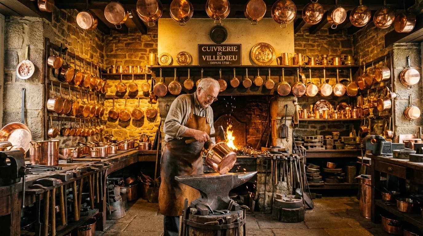 Vue de Villedieu-les-Poêles - Développement web et mobile en Manche
