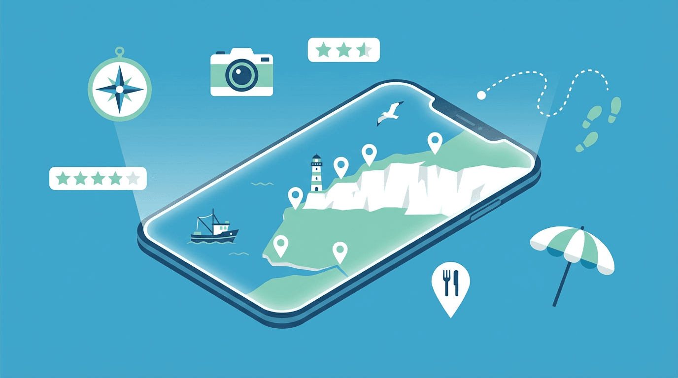 Application mobile à Dieppe : guide complet Côte d'Albâtre 2026