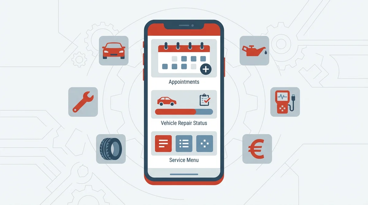 Application mobile pour garage automobile : boostez votre atelier en 2026