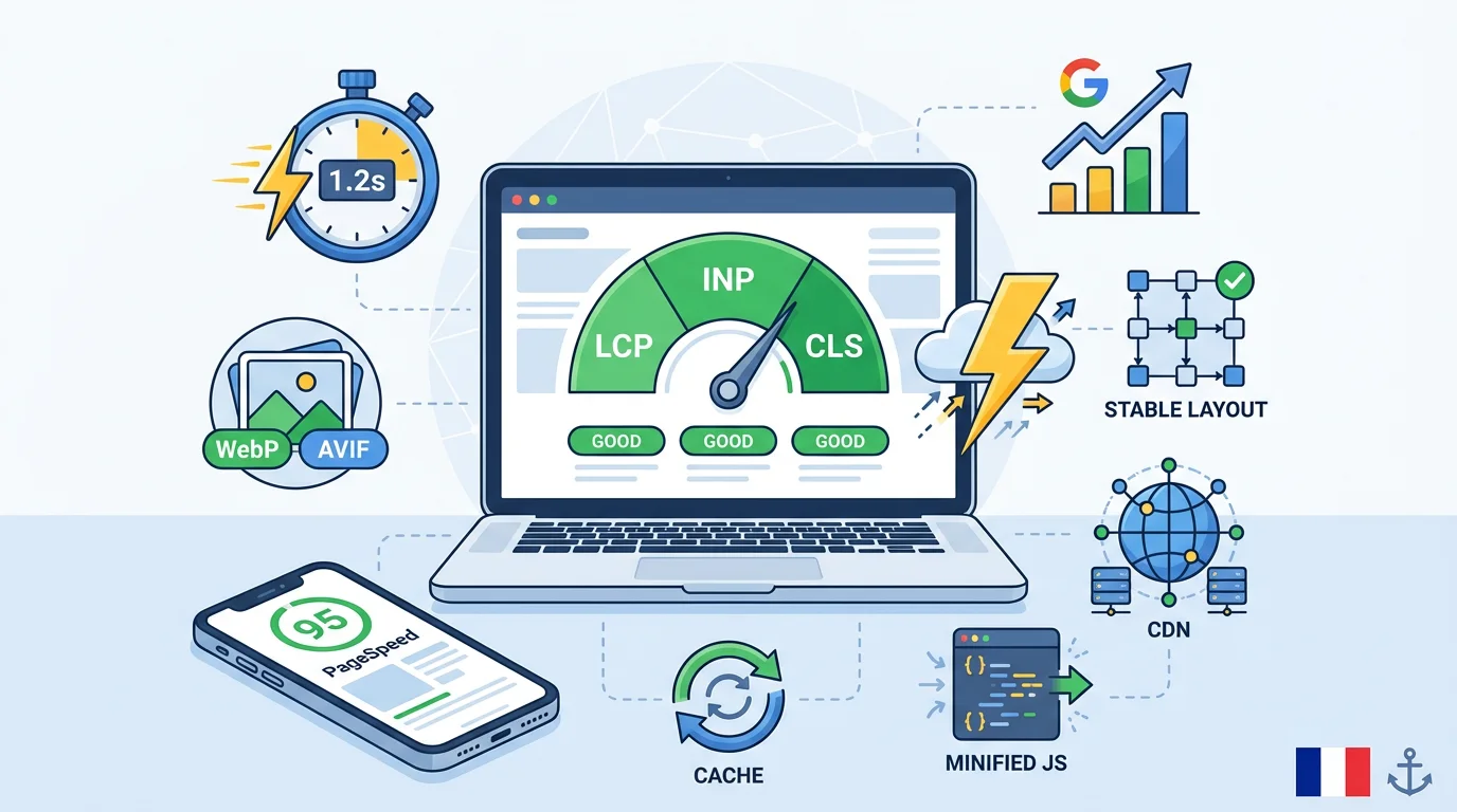Core Web Vitals 2026 : pourquoi votre site est lent (et comment le corriger)