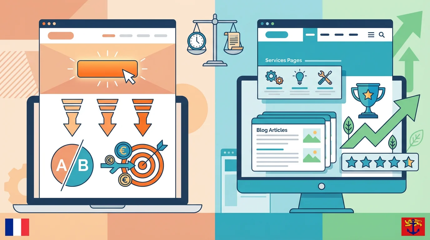 Landing page vs site vitrine : laquelle choisir en 2026 ?