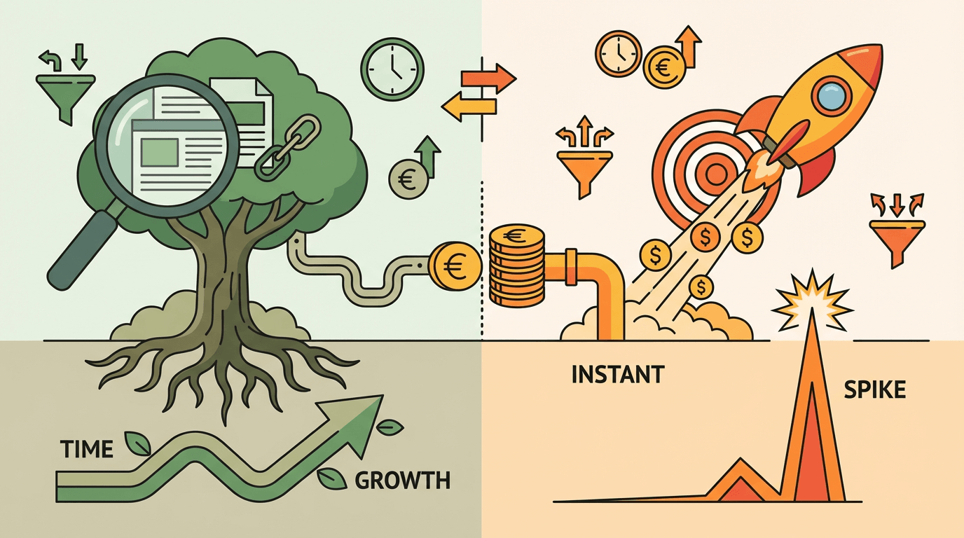 SEO vs Google Ads : où investir son budget marketing digital en 2026 ?