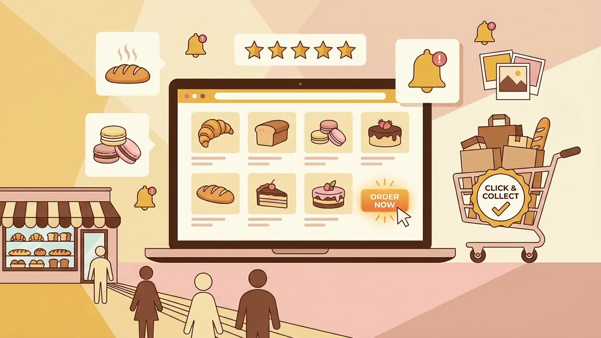 Site internet pour boulangerie-pâtisserie : se démarquer et vendre en ligne en 2026