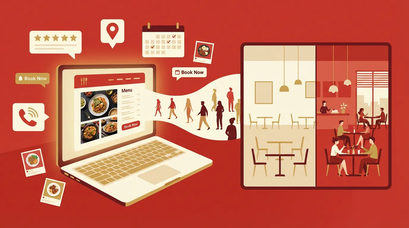 Site internet pour restaurant : attirer des clients et remplir vos tables en 2026