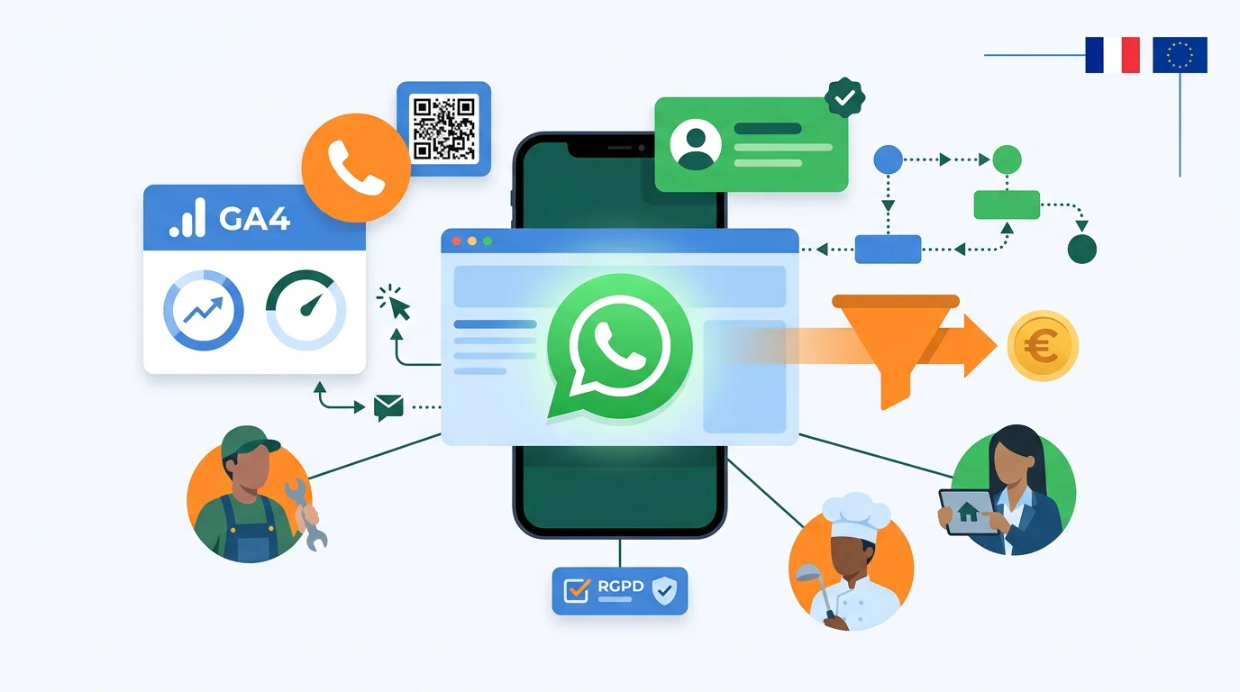 WhatsApp Business et click-to-chat : intégrer le canal n°1 des PME en 2026