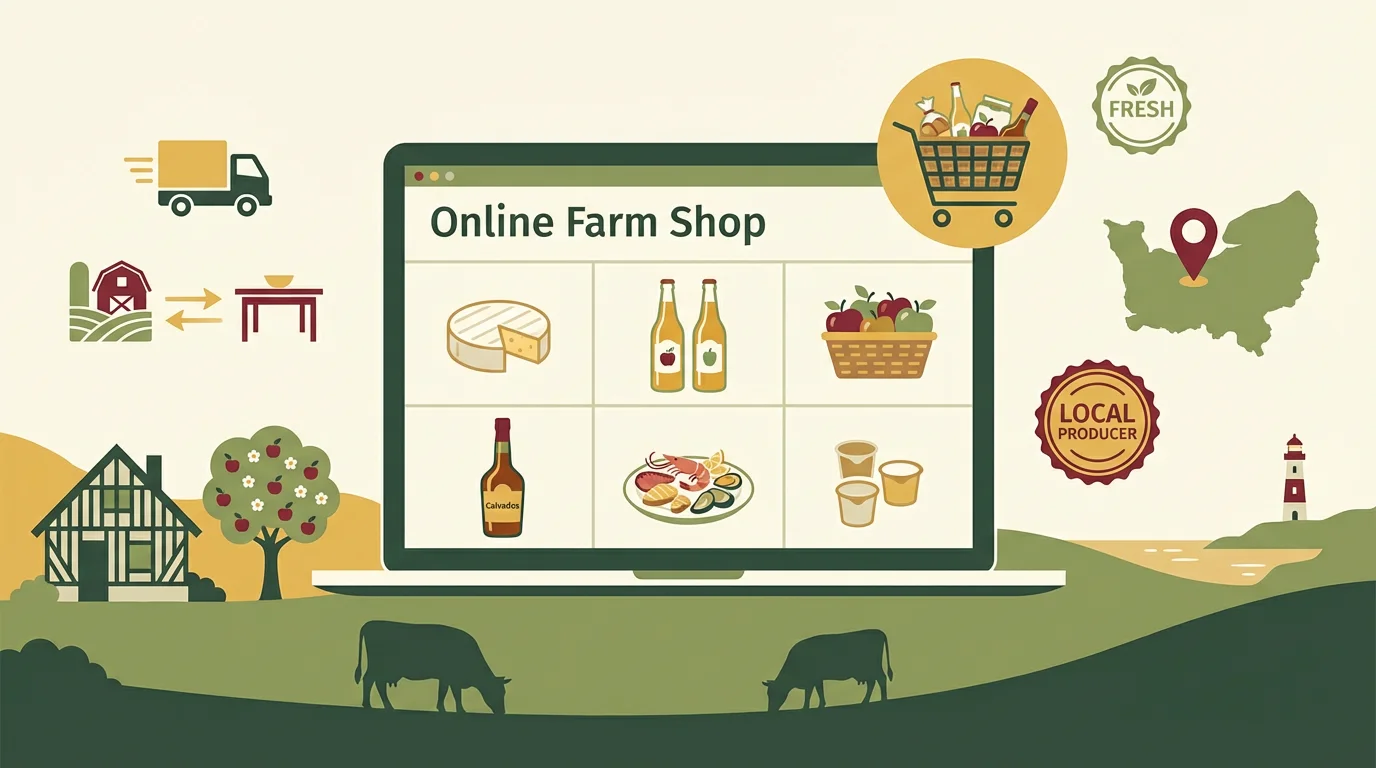 Producteur local en Normandie : comment vendre vos produits en ligne sans intermédiaire