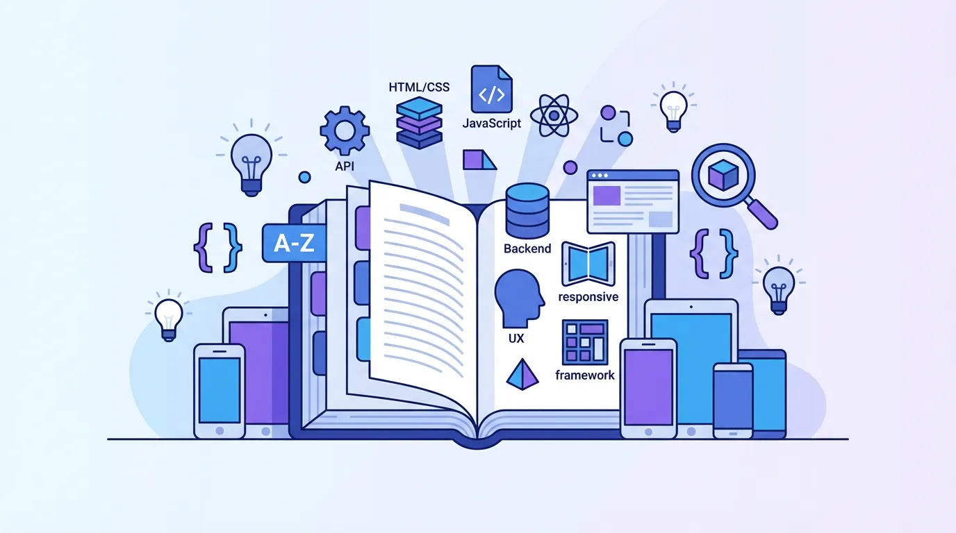 Glossaire du Développement Web et Mobile : 50 Termes Expliqués Simplement