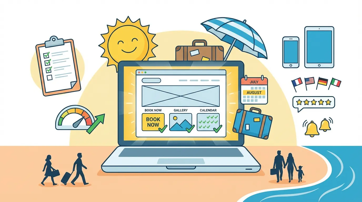 Préparer son site internet pour la saison touristique : le guide complet